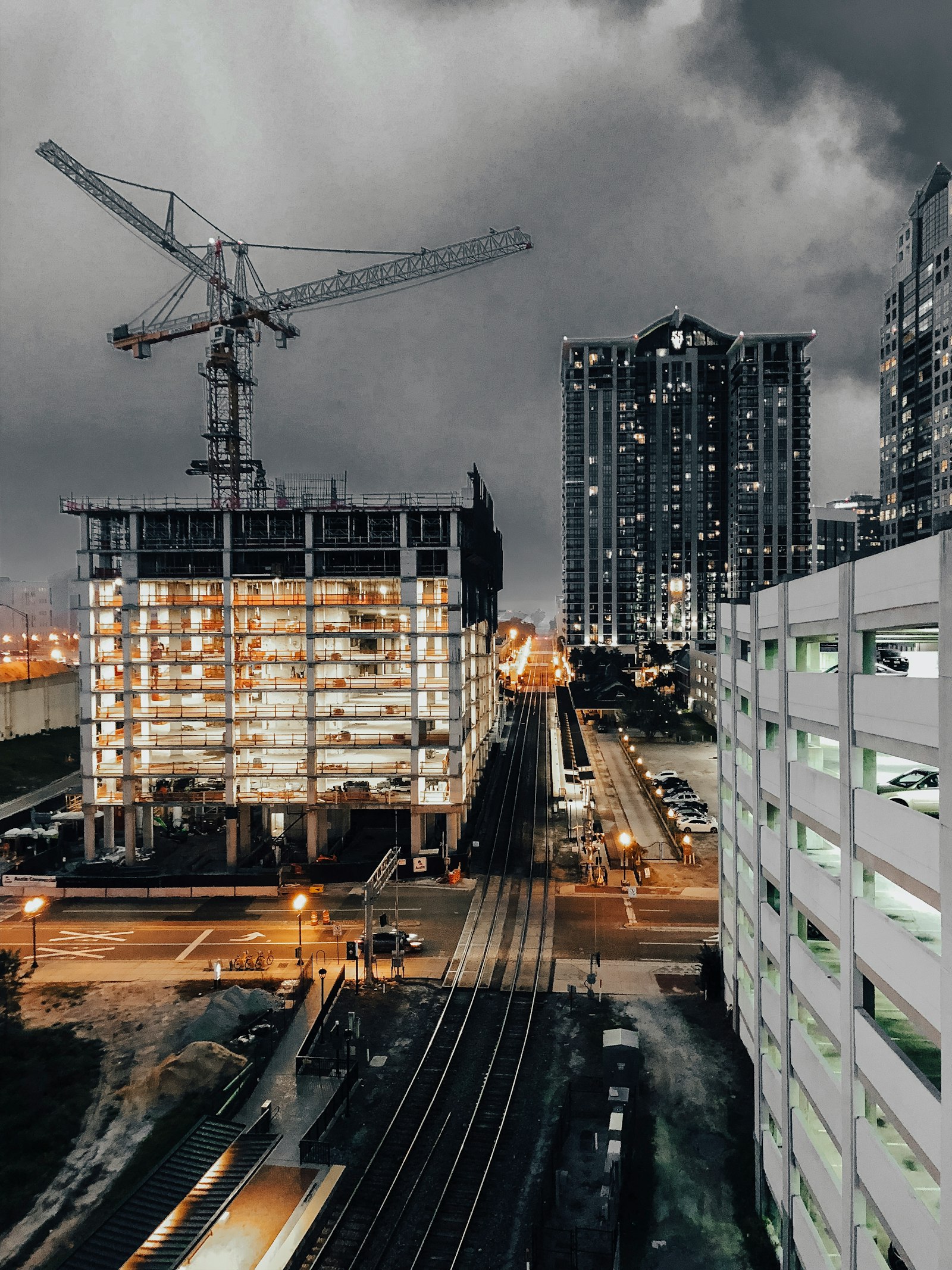 Residential building structure under construction